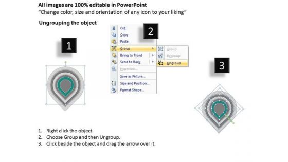 Continuous 6 Steps Aligned Concentrically Business Plan PowerPoint Slides