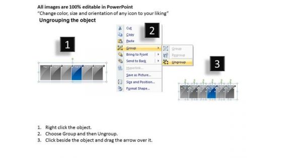 Continuous Illustration Of 6 Stages Create Flow Chart PowerPoint Slides