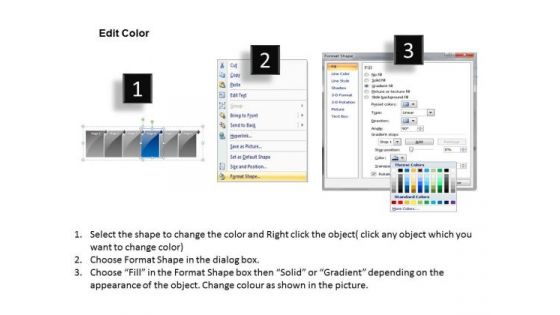 Continuous Illustration Of 6 Stages Create Flow Chart PowerPoint Slides