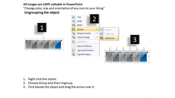 Continuous Illustration Of 6 Stages Ppt Create Flow Chart PowerPoint Slides