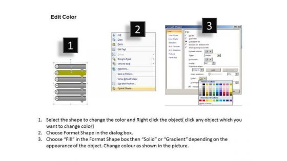 Continuous Process Arrows 6 Concepts Create Flowchart PowerPoint Slides