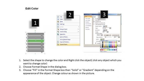 Continuous Process Arrows 6 Concepts Flow Chart Creator Online PowerPoint Slides