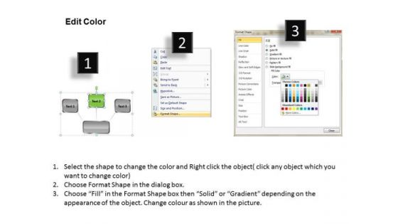 Converging Rectangle Text Boxes With Arrows Ppt Target Diagram PowerPoint Slides