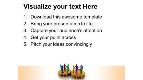 Cooperating Team Teamwork PowerPoint Templates And PowerPoint Themes 0512