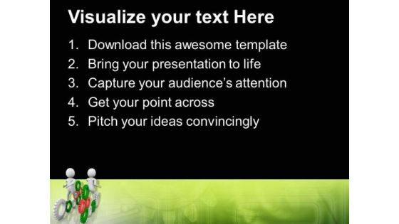 Coordination To Complete Task PowerPoint Templates Ppt Backgrounds For Slides 0513