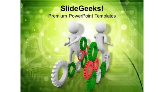 Coordination To Complete Task PowerPoint Templates Ppt Backgrounds For Slides 0513