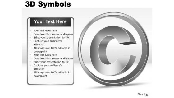 Copyright Symbol PowerPoint Slides Icon Graphics