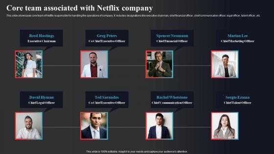 Core Team Associated With Netflix Company Enhancing Online Visibility Microsoft Pdf