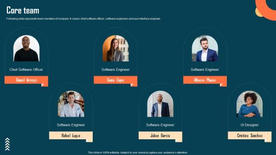Core Team Astroprint Capital Raising Pitch Deck Professional Pdf Core Team Astroprint Capital Raising Pitch Deck Professional Pdf