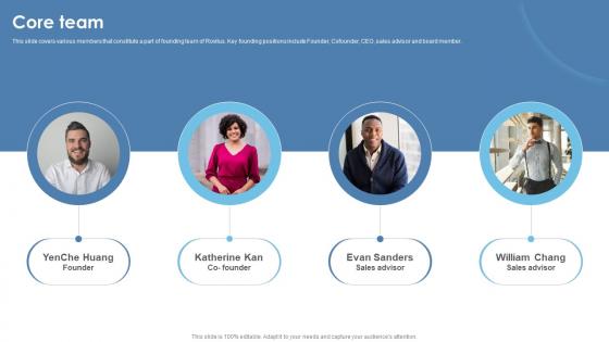 Core Team Thermal Battery Packs Manufacturer Investor Funding Elevator Pitch Deck