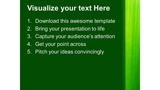 Corn Leaf Nature PowerPoint Templates And PowerPoint Themes 0512