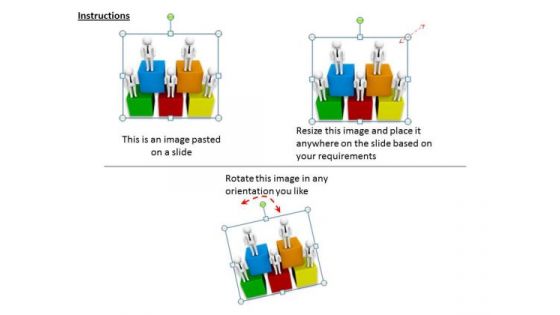 Corporate Business Strategy 3d Image Of Pyramid Characters