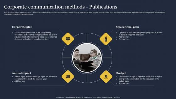 Corporate Communication Methods Publications Critical Incident Communication Icons Pdf