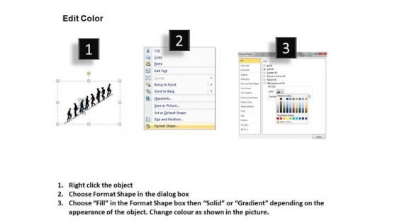 Corporate Ladder Business People PowerPoint Slides And Ppt Diagram Templates