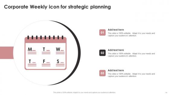 Corporate Weekly Ppt PowerPoint Presentation Complete Deck With Slides