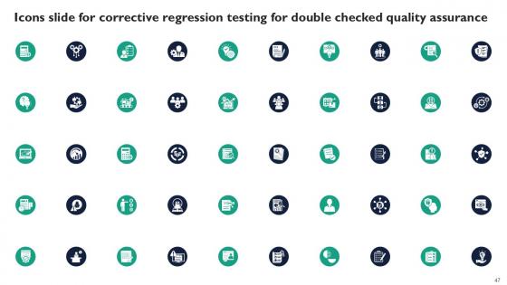 Corrective Regression Testing For Double Checked Quality Assurance Ppt Slides