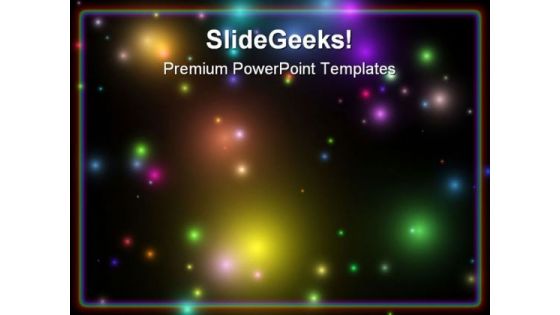 Cosmos Globe PowerPoint Template 0610
