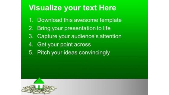 Cost Of Home Real Estate PowerPoint Templates Ppt Backgrounds For Slides 1212