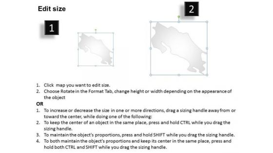 Costa Rica Country PowerPoint Maps