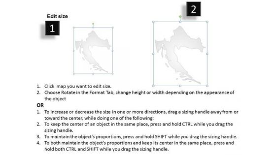Country PowerPoint Maps Croatia