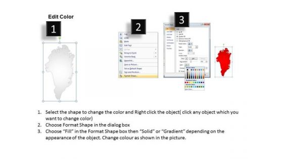 Country PowerPoint Maps Greenland