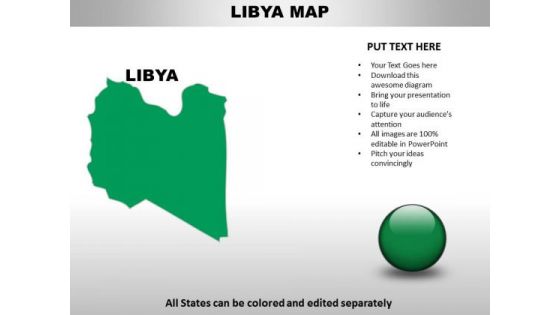 Country PowerPoint Maps Libya