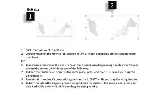 Country PowerPoint Maps Malaysia