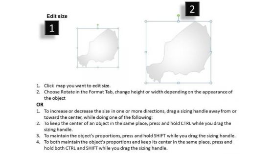 Country PowerPoint Maps Niger