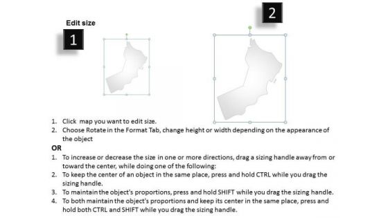 Country PowerPoint Maps Oman