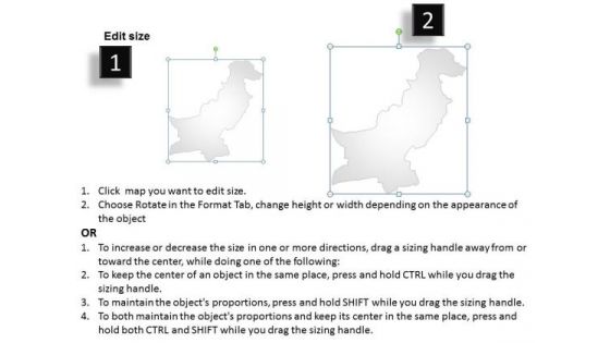 Country PowerPoint Maps Pakistan