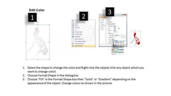 Country PowerPoint Maps Philippines