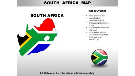 Country PowerPoint Maps South Africa