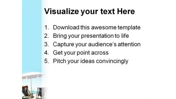 Couple Enjoying Vacation Beach PowerPoint Themes And PowerPoint Slides 0411