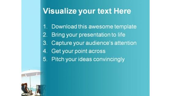 Couple Enjoying Vacation Beach PowerPoint Themes And PowerPoint Slides 0411