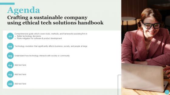 Crafting A Sustainable Company Using Ethical Tech Solutions Handbook Complete Deck