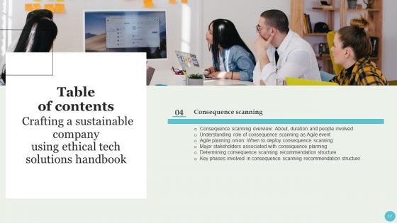 Crafting A Sustainable Company Using Ethical Tech Solutions Handbook Complete Deck