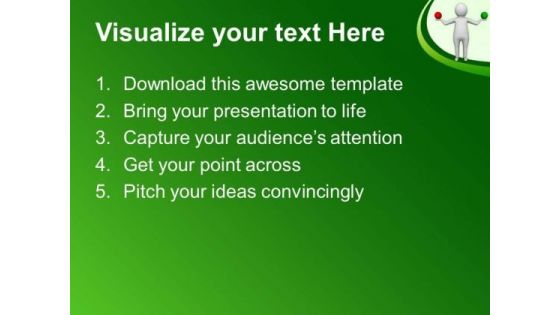 Create A Balance In Your Thoughts PowerPoint Templates Ppt Backgrounds For Slides 0613
