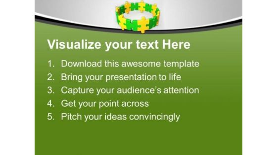 Create A Circle For Business Growth PowerPoint Templates Ppt Backgrounds For Slides 0513