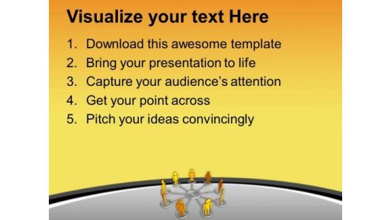 Create A Network And Team For Business PowerPoint Templates Ppt Backgrounds For Slides 0513