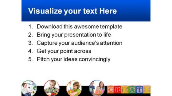 Create Isolated Education PowerPoint Template 1110