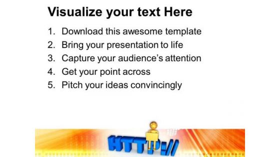 Create Your Own Web Address PowerPoint Templates Ppt Backgrounds For Slides 0613