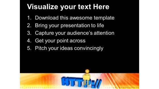 Create Your Own Web Address PowerPoint Templates Ppt Backgrounds For Slides 0613