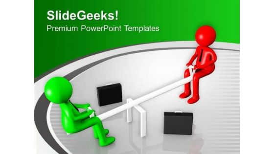 Creating A Balance Is Important In Business PowerPoint Templates Ppt Backgrounds For Slides 0613