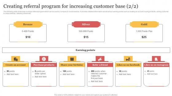 Creating Referral Program For Increasing Customer Base Organizing Buzzworthy Social Ideas Pdf