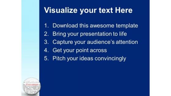 Creation Business Concept PowerPoint Templates Ppt Backgrounds For Slides 0313