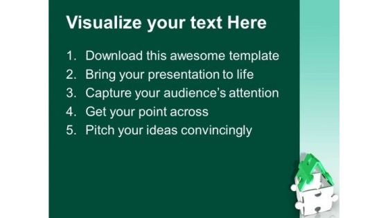Creative Building Puzzle Home PowerPoint Templates Ppt Backgrounds For Slides 0313
