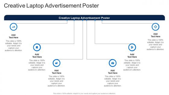 Creative Laptop Advertisement Poster In Powerpoint And Google Slides Cpb