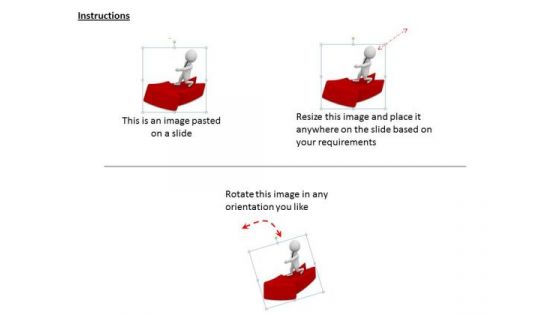 Creative Marketing Concepts 3d Man Red Arrow Adaptable Business