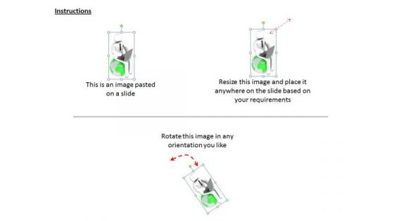 Creative Marketing Concepts 3d Man Sitting Globe Characters