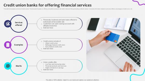 Credit Union Banks For Offering Initiating Globalization Of Banking Ppt Slide